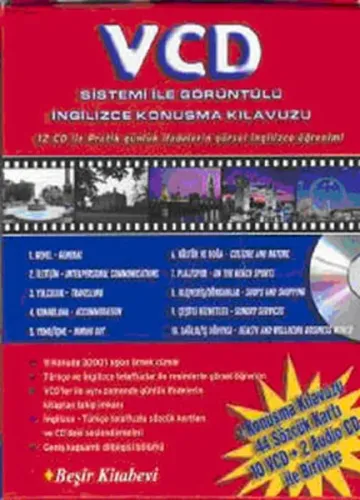 VCD Sistemi ile Görüntülü İngilizce Konuşma Kılavuzu (12 CD ile)