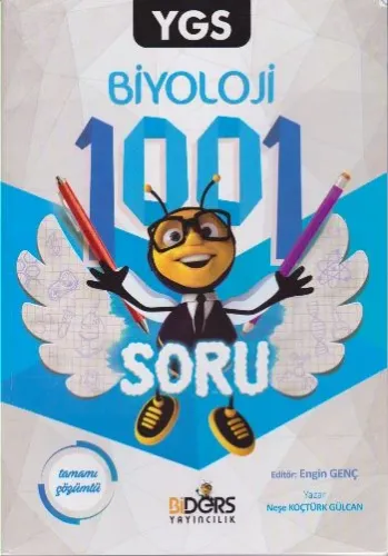 Biders YGS Biyoloji Tamamı Çözümlü 1001 Soru