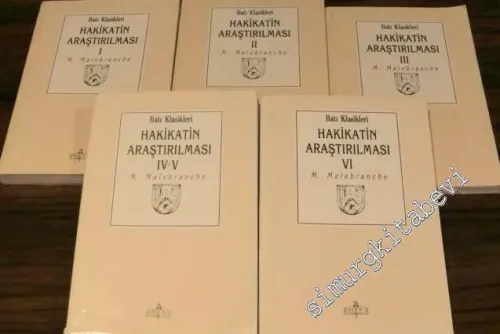 Hakikatin Araştırılması 6 Cilt, 5 Kitap TAKIM -