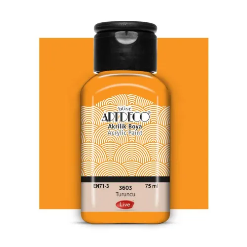 Artdeco Akrilik Boya 75ml Turuncu 3603