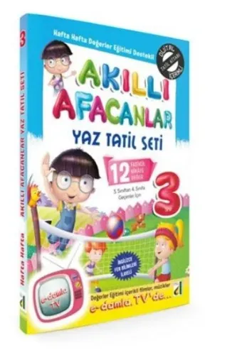 Damla Akıllı Afacanlar Yaz Tatil Seti 3. Sınıf