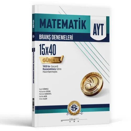 Bilgi Sarmal Yayınları AYT Matematik 15 x 40 Branş Denemeleri