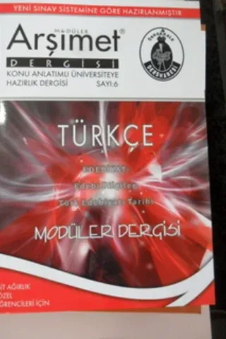 Türkçe Modüler Dergisi Sayı: 6