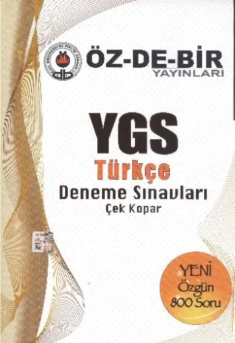 Özdebir YGS Türkçe Deneme Sınavları