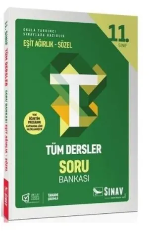 KELEPİR Sınav Yayınları 11. Sınıf Tüm Dersler Eşit Ağırlık Sözel Soru Bankası