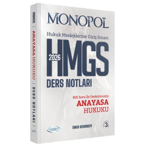 HMGS Anayasa Hukuku Ders Notları