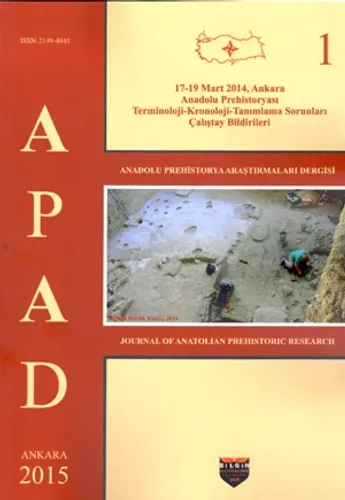 APAD Journal of Anatolian Prehistoric Research 1 (2015)