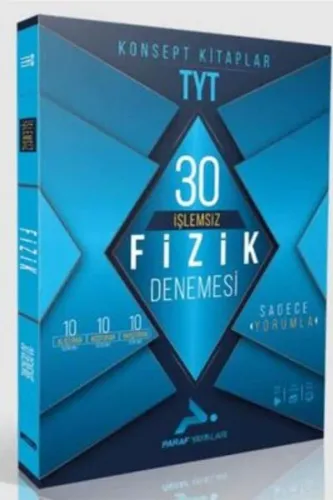 PARAF TYT İŞLEMSİZ FİZİK 30 DENEME