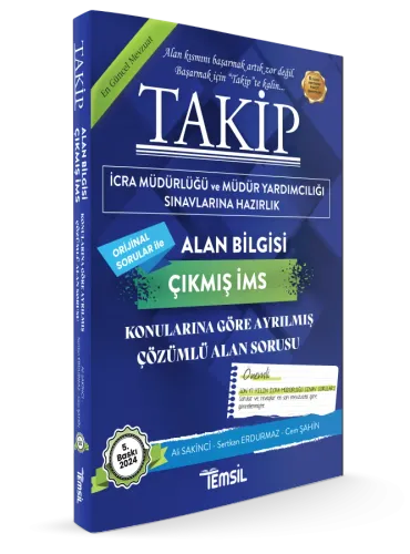 TAKİP İcra Müdürlüğü Çıkmış Soru Bankası