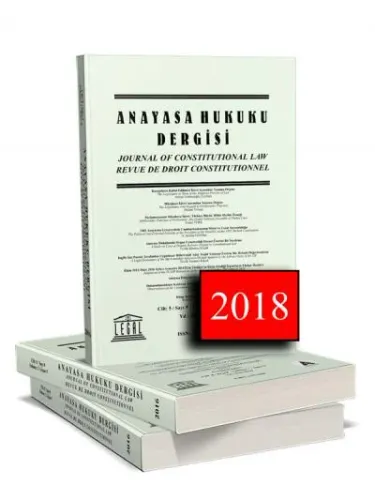 Legal Anayasa Hukuku Dergisi ( 2018 Yılı Aboneliği ) ( 2 Sayı )