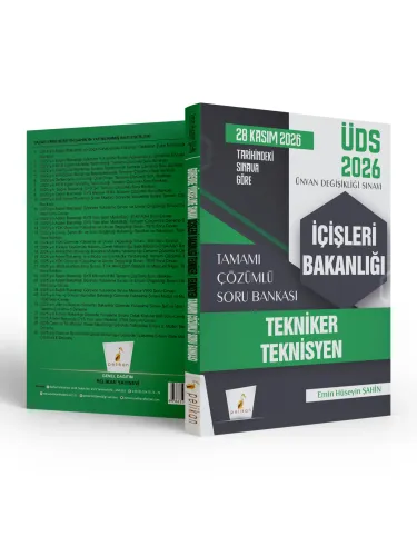 ÜDS 2026 İçişleri Bakanlığı Tekniker ve Teknisyen Tamamı Çözümlü Soru ÜDS 2026 İçişleri Bakanlığı Tekniker ve Teknisyen Tamamı Çözümlü Soru