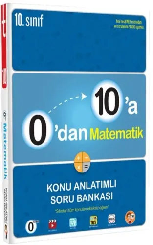 Tonguç Akademi 10. Sınıf 0 dan 10 a Matematik Konu Anlatımlı Soru Bankası
