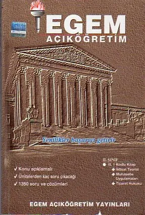 2. Sınıf İktisat 1 Kodlu Kitap