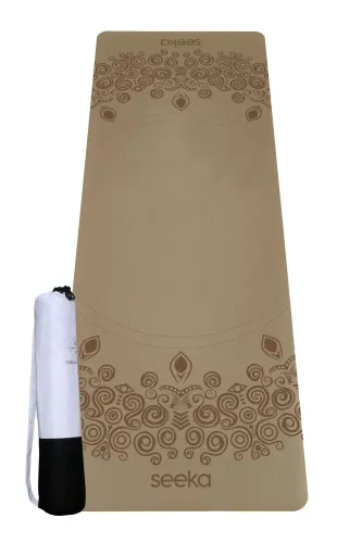 Seeka Yoga Pro Serisi Rise Yoga Mat-Açık Kahve