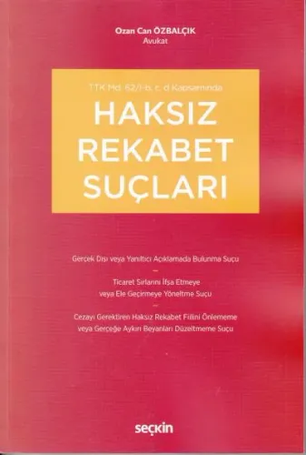 Haksız Rekabet Suçları