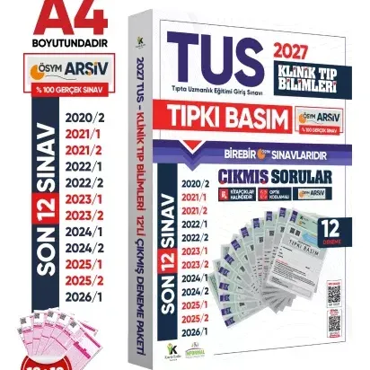 İnformal Yayınları 2027 TUS Klinik Tıp Bilimleri ÖSYM Çıkmış Soru Tıpk
