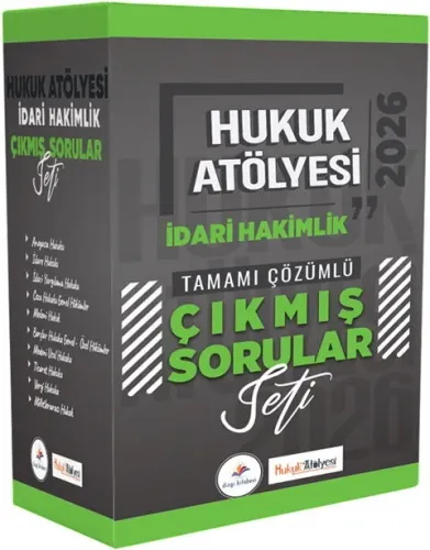 Dizgi Kitap Yayınları 2026 Hukuk Atölyesi İdari Hakimlik Tamamı Çözümlü Çıkmış Sorular Seti