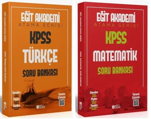 Eğit Akademi 2026 KPSS Türkçe ve Matematik Atama Serisi Soru Bankası 2