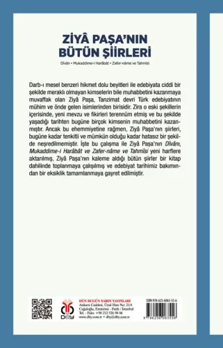 Ziyâ Paşa’nın Bütün Şiirleri Ufuk Saz Ziyâ Paşa’nın Bütün Şiirleri Ufuk Saz