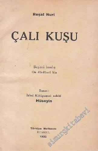 Çalıkuşu (Çalı Kuşu) -