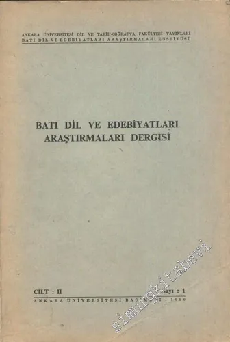 Batı Dil ve Edebiyatları Araştırmaları Dergisi - Sayı: 1    2