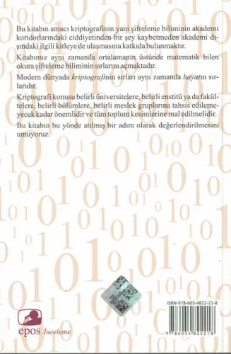 Kriptografiye Giriş Şifreleme Teorisi Erkan Afacan Epos %41 indirimli