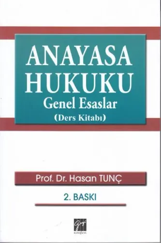 Anayasa Hukuku Genel Esaslar Ders Kitabı