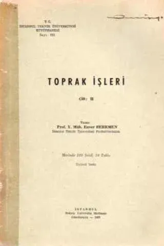 Toprak İşleri Cilt II