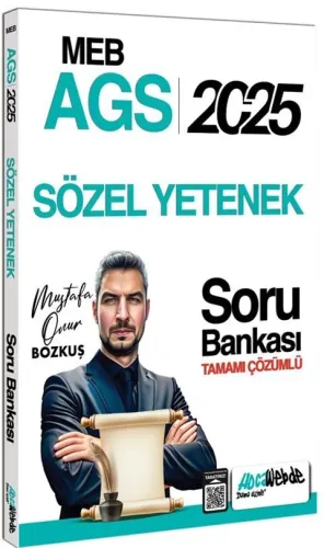 HocaWebdeYayınları 2025 MEB AGS Sözel Yetenek Tamamı Çözümlü Soru Bankası