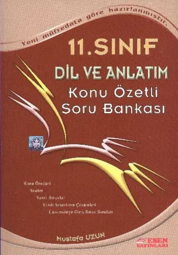 Esen 11. Sınıf Dil ve Anlatım Konu Özetli Soru Bankası