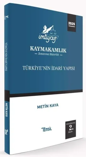 İmtiyaz Türkiye'nin İdari Yapısı Kaymakamlık Konu Anlatım Kitabı
