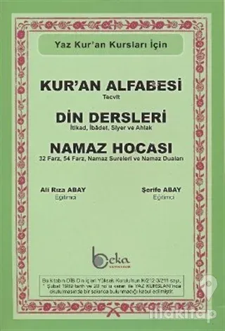 Yaz Kur'an Kursları İçin Kur'an Alfabesi - Din Dersleri - Namaz Hocası