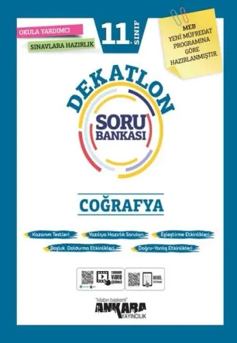 11.Sınıf Çoğrafya Dekatlon Soru Bankası