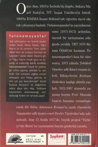 Tutunamayanlar - Bütün Eserleri 1 Oğuz Atay İletişim Yayınları %50 ind