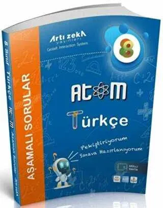 ARTI ZEKA 8. SINIF TÜRKÇE AŞAMALI SORU BANKASI (BÜYÜK BOY)