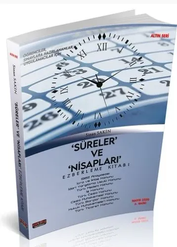 Süreler Ve Nisapları Ezberleme Kitabı