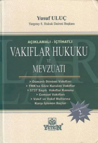 Vakıflar Hukuku ve Mevzuatı
