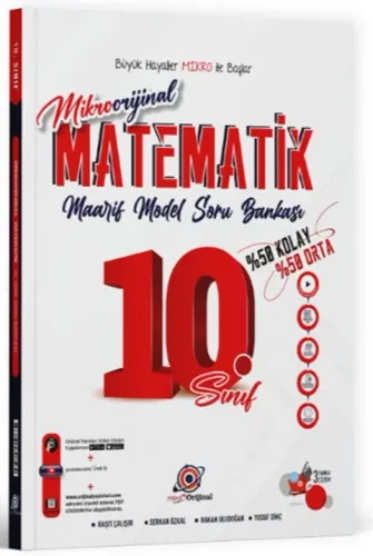 MİKRO ORJİNAL 10. SINIF MAARİF MATEMATİK SORU NANKASI