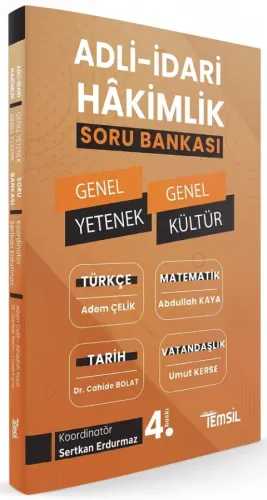 Adli İdari Hakimlik Genel Yetenek Genel Kültür Soru Bankası