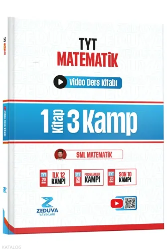 Zeduva SML Matematik TYT Matematik 1 Kitap 3 Kamp Video Ders Kitabı