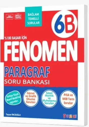 FENOMEN 6. SINIF PARAGRAF SORU BANKASI (B)