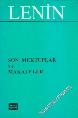 Son Mektuplar ve Makaleler -