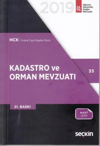 Kadastro ve Orman Mevzuatı