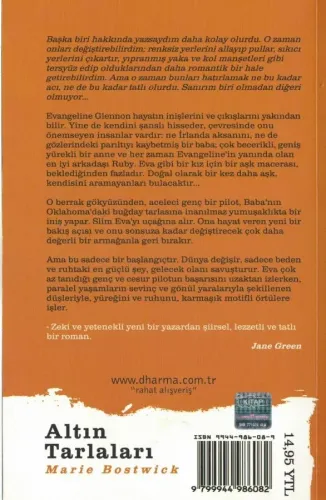 Altın Tarlaları Marie Bostwick Dharma Yayınları %72 indirimli