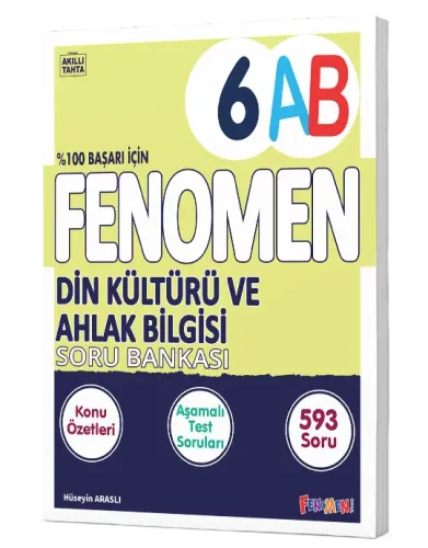6 FENOMEN DİN KÜLTÜRÜ VE AHLAK BİLGİSİ (A-B) KONU ÖZETLİ SORU BANKASI