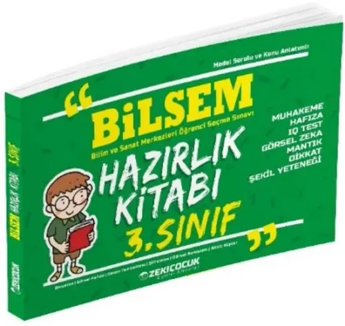 Zeki Çocuk 3. Sınıf Bilsem Hazırlık Kitabı