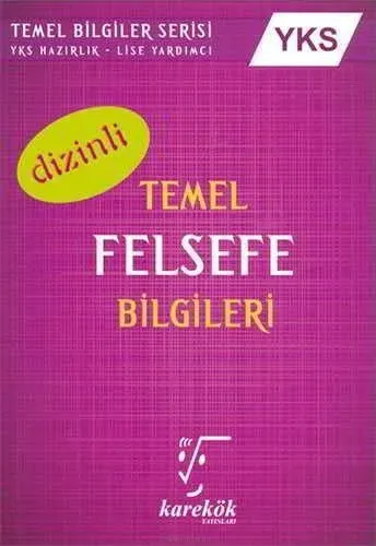 Karekök YKS Temel Felsefe Bilgileri El Kitabı %21 indirimli Ahmet Sezg