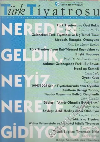 Türk Tiyatrosu Dergisi - Sayı: 446      Aralık