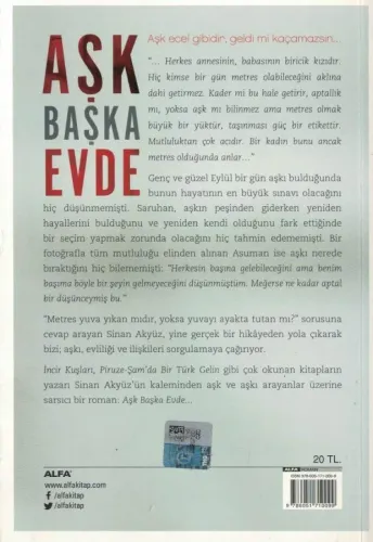 Aşk Başka Evde Sinan Akyüz Alfa Yayınları %36 indirimli