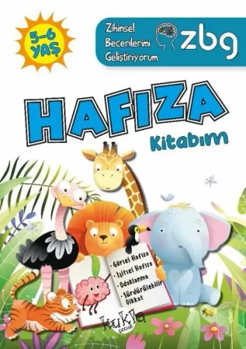 5 - 6 Yaş Hafıza Kitabım - ZBG Zihinsel Becerilerimi Geliştiriyorum Kukla 9786052211649